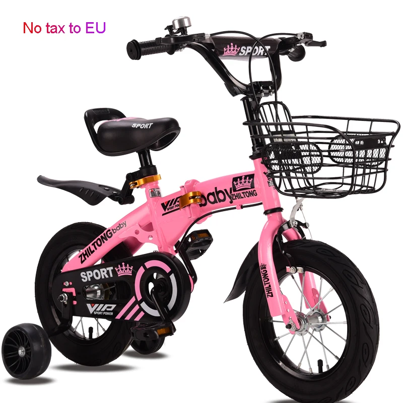 Doki Toy New Folding Kid Bike 12/14/16/18 Inch Children Bicycle For Boys And Girls Cycling Light Students Bike Children's Gift