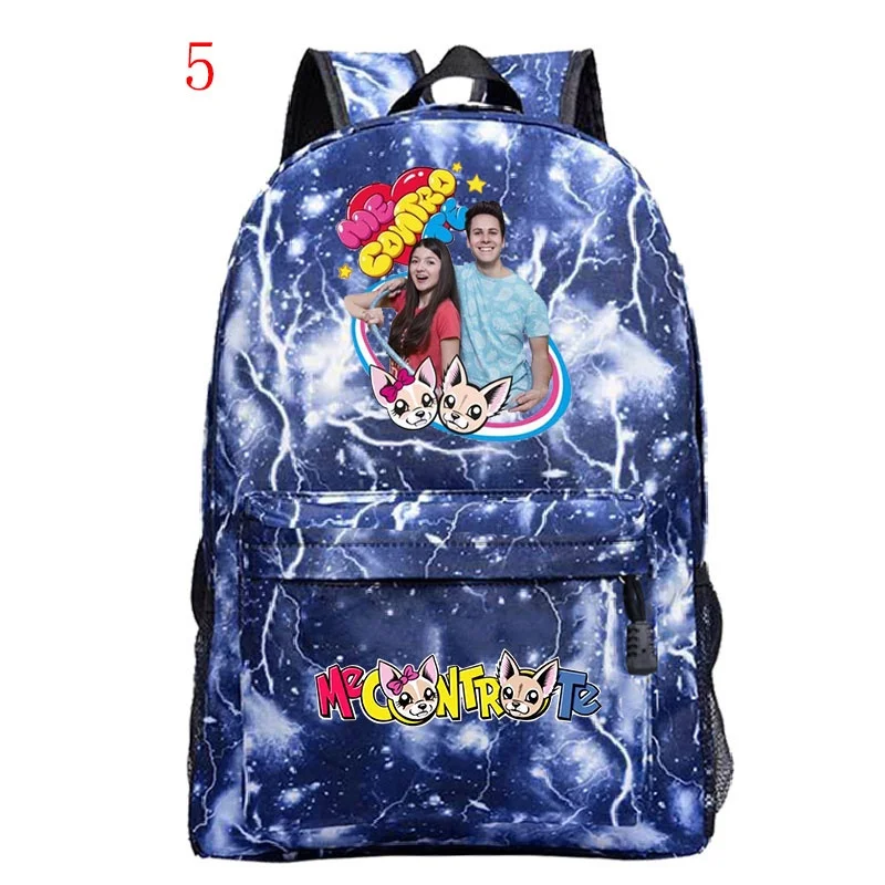 Mochila Me Contro Te Backpacks School Bags Boys Girls Kids Travel Bag Canvas Bagpacks School Backpack Men Women Casual Knapsack