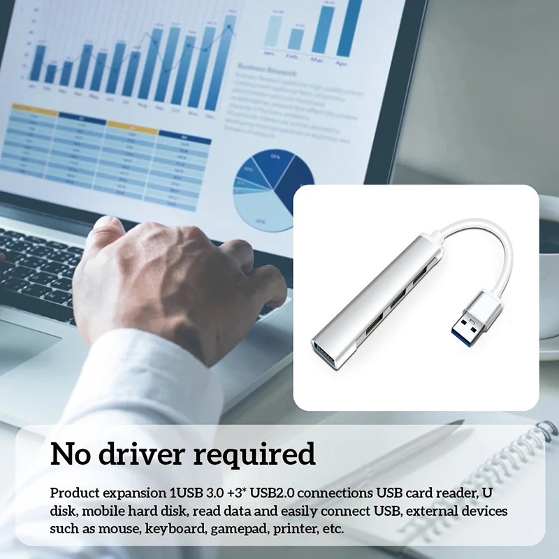 USB 3,0 HUB 4Port USB 3,0 Splitter Adapter Für Macbook Pro PC Laptop Notebook Extender Mini Dock USB 3,0 hub Computer Zubehör