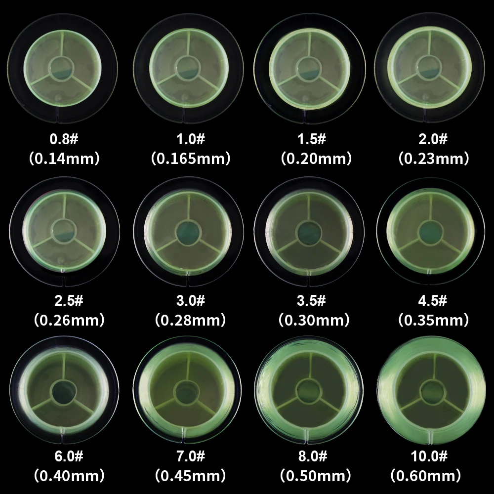 FTK-Linha De Pesca De Revestimento De Fluorocarbono Invisible Speckle, Super Strong Spotted Line, 120m, 0,20mm-0,50mm, 4.13LB-34.32LB