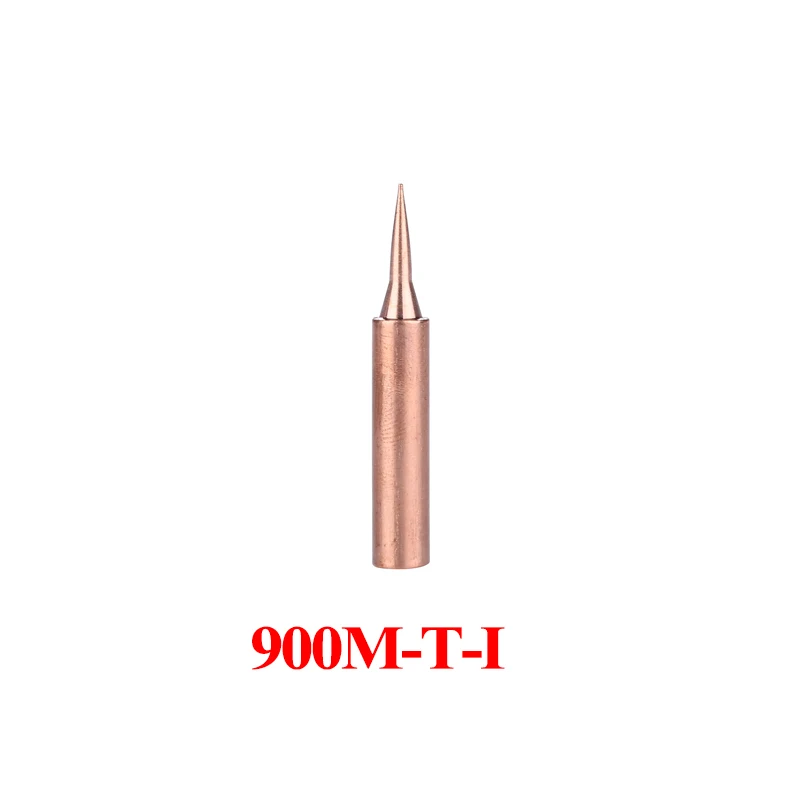 Pure Copper 900M-T Series Soldering Iron Tips 900M-T-K 900M-T-I Welding Sting Solder Iron Tip for 936 Soldering Rework Station