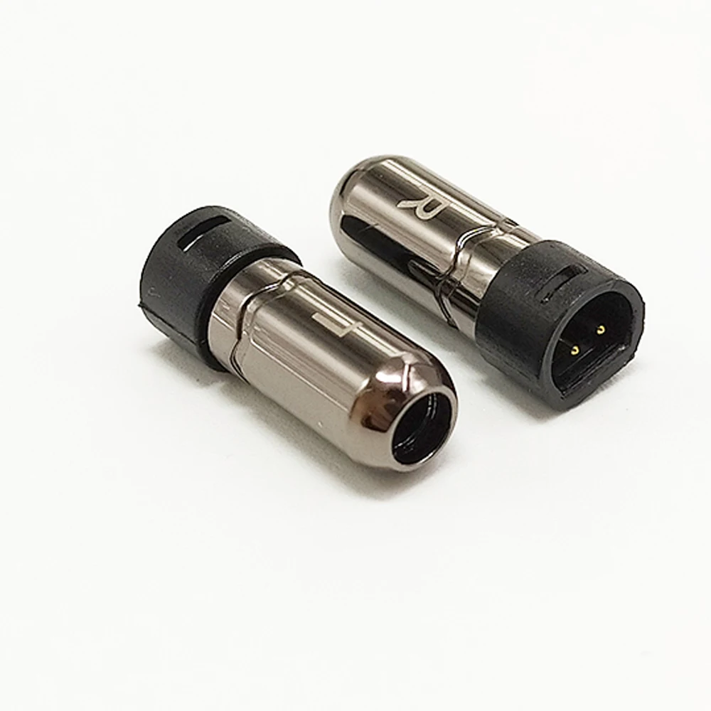 Top-Hifi Voor IE8 IE80 IE8I Oortelefoon Pins Vergulde Headset Upgrade Plug Diy Audio Jack Metalen Adapter Solderen hoofdtelefoon Draad