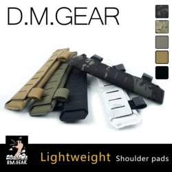 DMGear-almohadillas de hombro para ventiladores, chaleco táctico, bolsa de engranaje, accesorio de equipo, portador de placa Airsoft, cómodo, corte láser