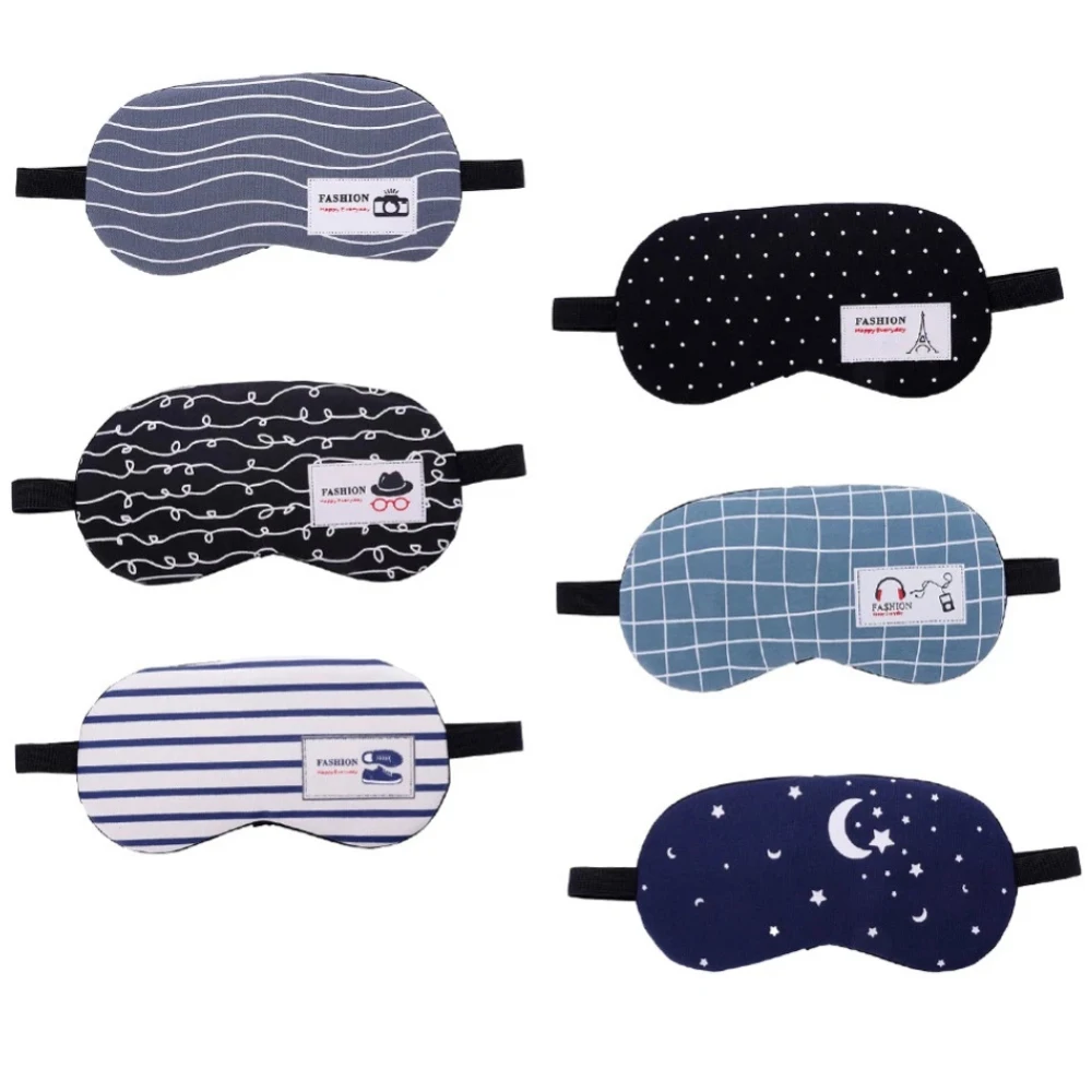 

10Pcs Sleeping Eye Mask Cotton Soft Sleep Aid Travel Rest Eye Shade Cover Blindfold for Women Men Eye Massager