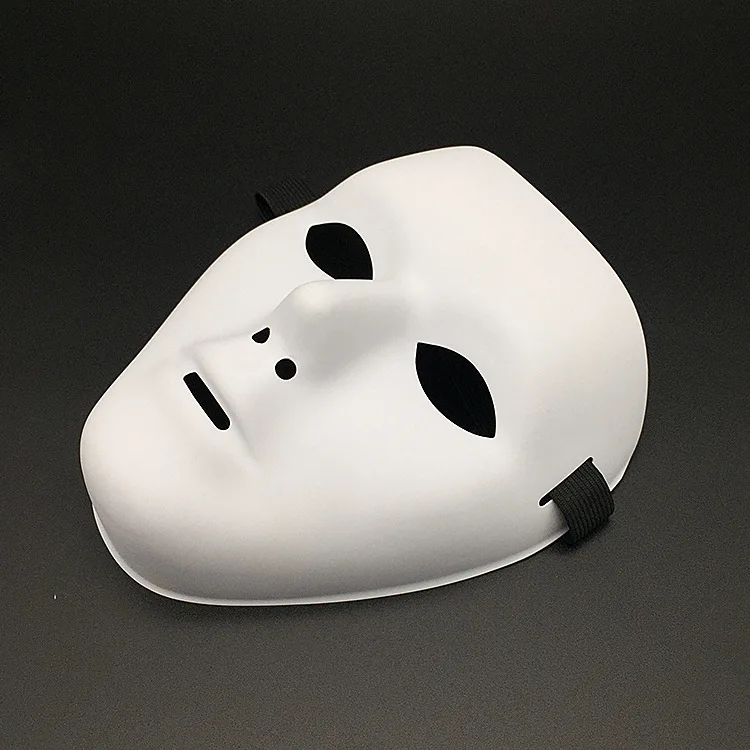 Maschera Per Il Viso JabbaWockeeZ Bianca Di Halloween - Foto 5