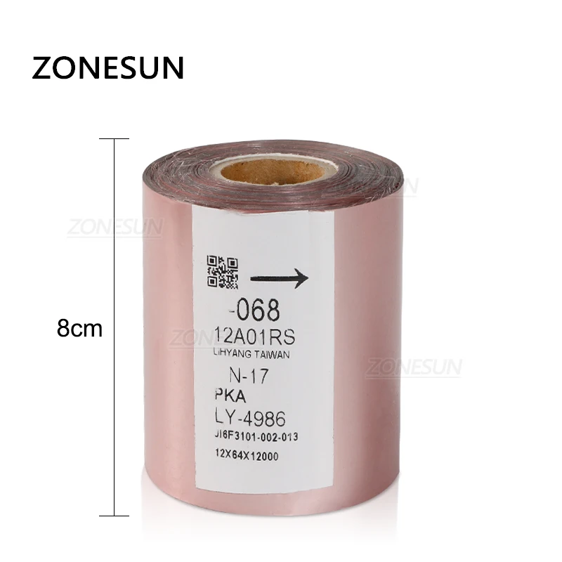 ZONESUN 10cm Rolls Hot Foil Stamping Paper Heat Transfer Anodized Gilded Paper for Leather PU Wallet Hot foil stamping Craft