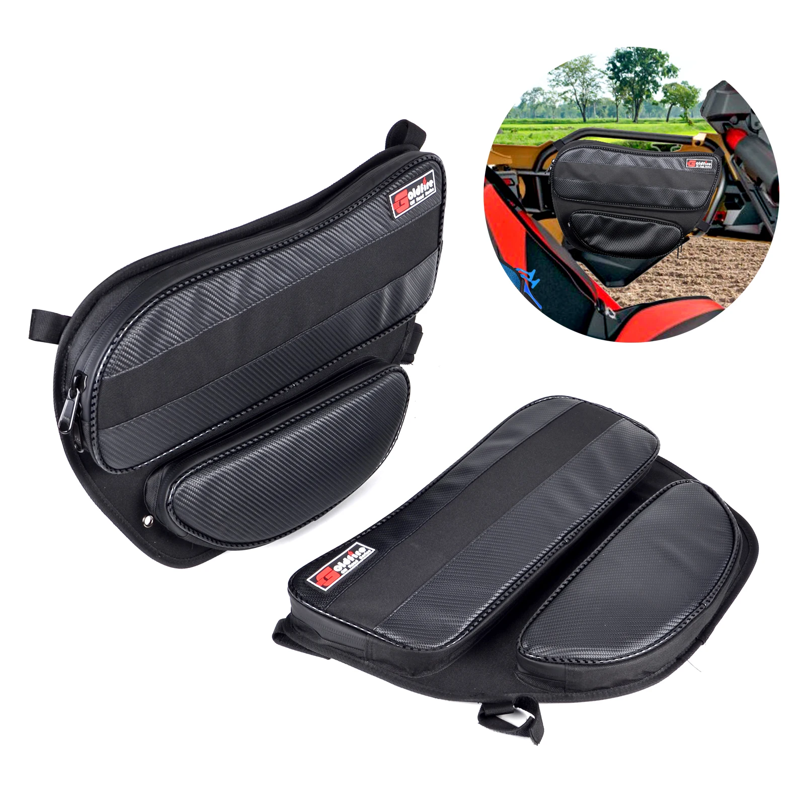 

Waterproof Passenger and Driver Side Bag Maverick X3 Accessories Rear Door Bags For 2017-2021 Can Am Maverick X3 Max Turbo R