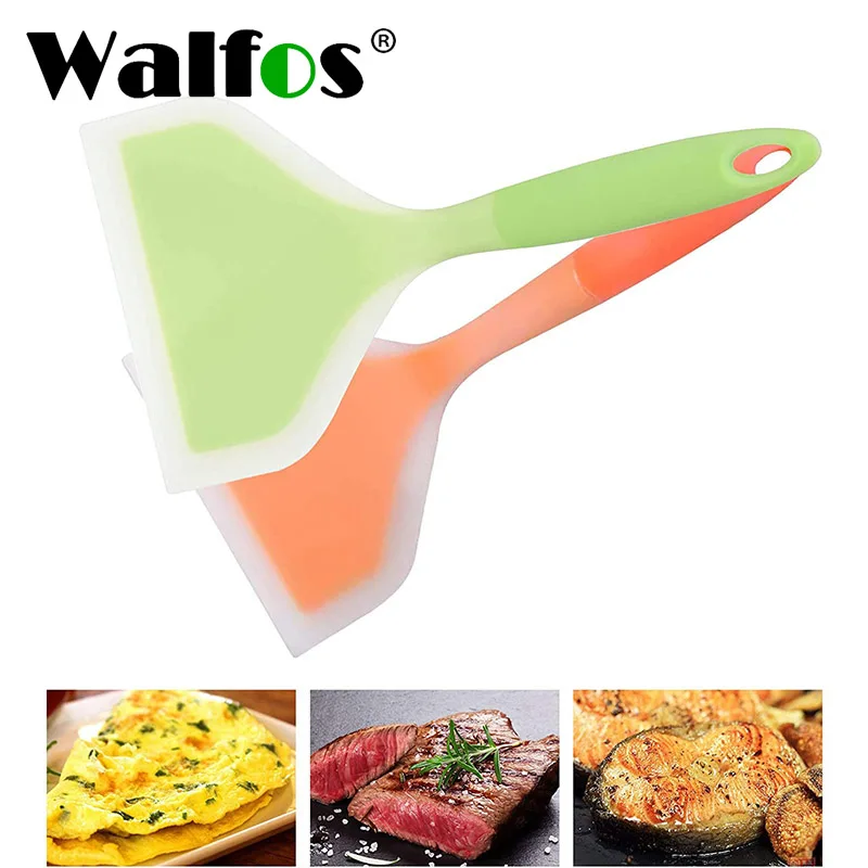 

WALFOS Food Grade Silicone Spatula Cooking Utensil Omelet Frying Steak Turner Pizza Shovel Non-stick Spatula Kitchen Accessories