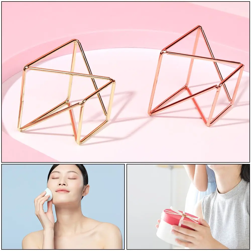 Fashion Beauty Egg Rack Retro Magic Three-dimensional Powder Puff Shelf Creative