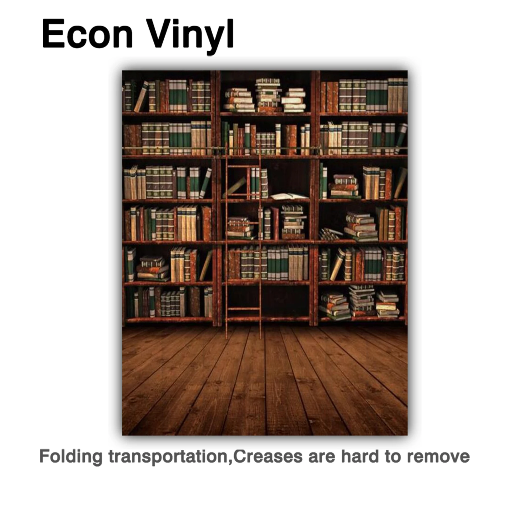 Funnytree Bookshelf Library ฉากหลังการศึกษาชั้น Vintage บันไดโรงเรียนสำเร็จการศึกษาถ่ายภาพ Props Photocall พื้นหลัง