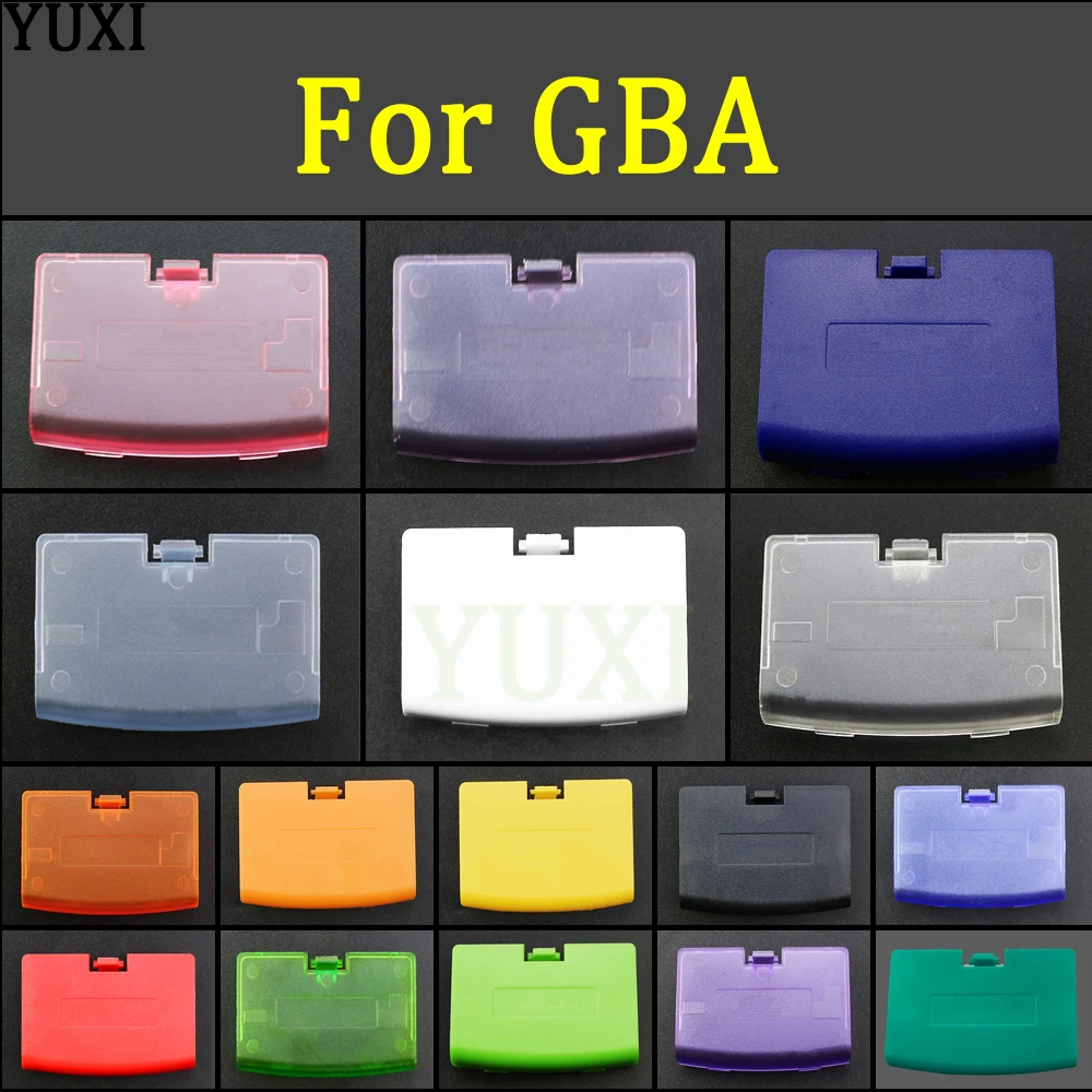 YUXI Batterie Pack Zurück Tür Batterie Abdeckung ersatz für Game boy Advance GBA Video Gaming Reparatur Teil