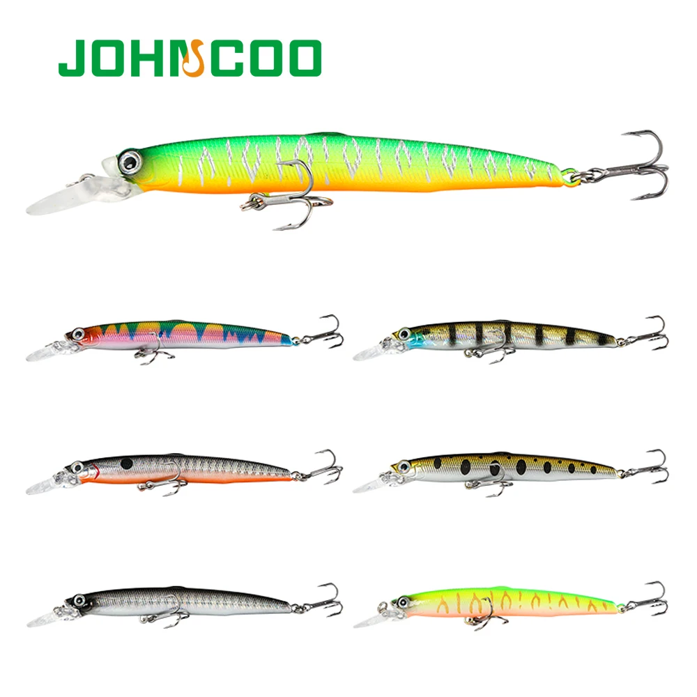 Wobbler Fishing Lure 95mm 6.5g Rolling Jerkbait Suspend Minnow Bass Pike Bait Fishing Tackle Wobblers for Pike