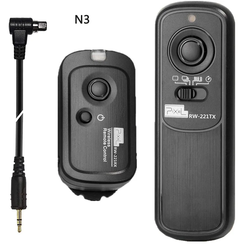 PIXEL RW-221N3 DSLR Camera Wireless Shutter Remote Control For Canon EOS 1D 1Ds Mark II III IV 5D Mark II 7D 50D 40D 30D 20D