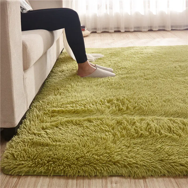 Plush Soft Carpet Livingroom Fur Shaggy Bedroom Carpets Kids Room Large Area Rug for Bay Window Sofa Coffee Table Floor Mat Rugs