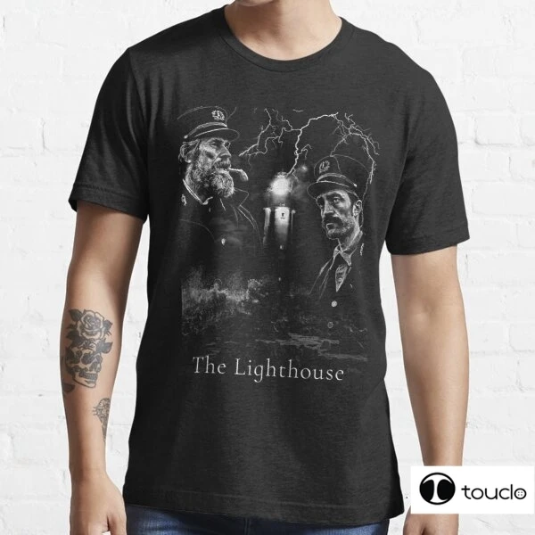 

The Lighthouse A24 100% Cotton Short Sleeve Men T Shirt Casual Loose Cat Men Tshirt O-Neck T-Shirt Men Tee Shirts Top Cotton