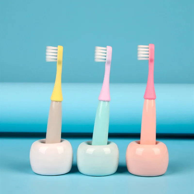 3PCS/Set Soft-bristled Silicone Toothbrush Teeth for Children Baby  Cute Training Toothbrushes Baby Dental Care Tooth Brush