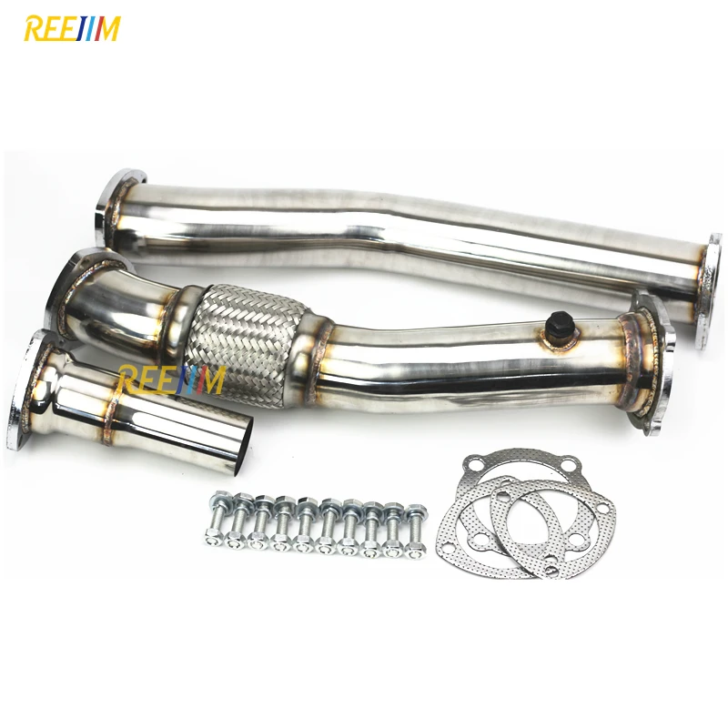 SS304 3.0'' Catless Exhaust Downpipe For AUDI A3 S3 /TT Quattro MK1 1.8T 1998-2006