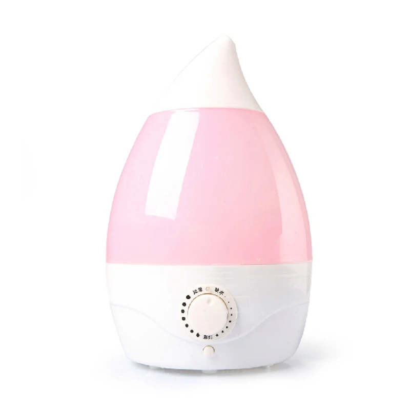 Humidificador de luz LED para el hogar, atomizador de gran volumen, niebla silenciosa, dormitorio, oficina, aire acondicionado, nebulizador ultrasónico, 2L/3L