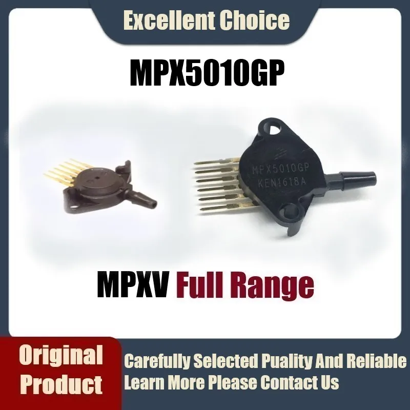 1-5Pcs/Lot Original Authentic SMD MPX5010GP MPX5010 Package SIP-6 Transmitter Pressure Sensor Chip