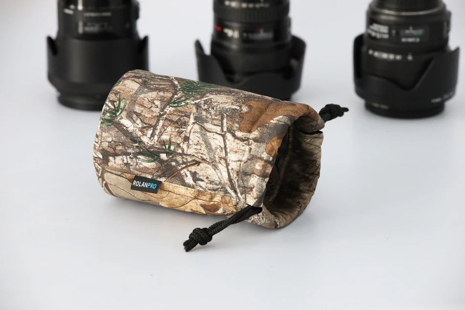 ROLANPRO lens bag storage bag liner bag For Canon Nikon Sony Sigma Tamron Olympus Fujifilm Lens