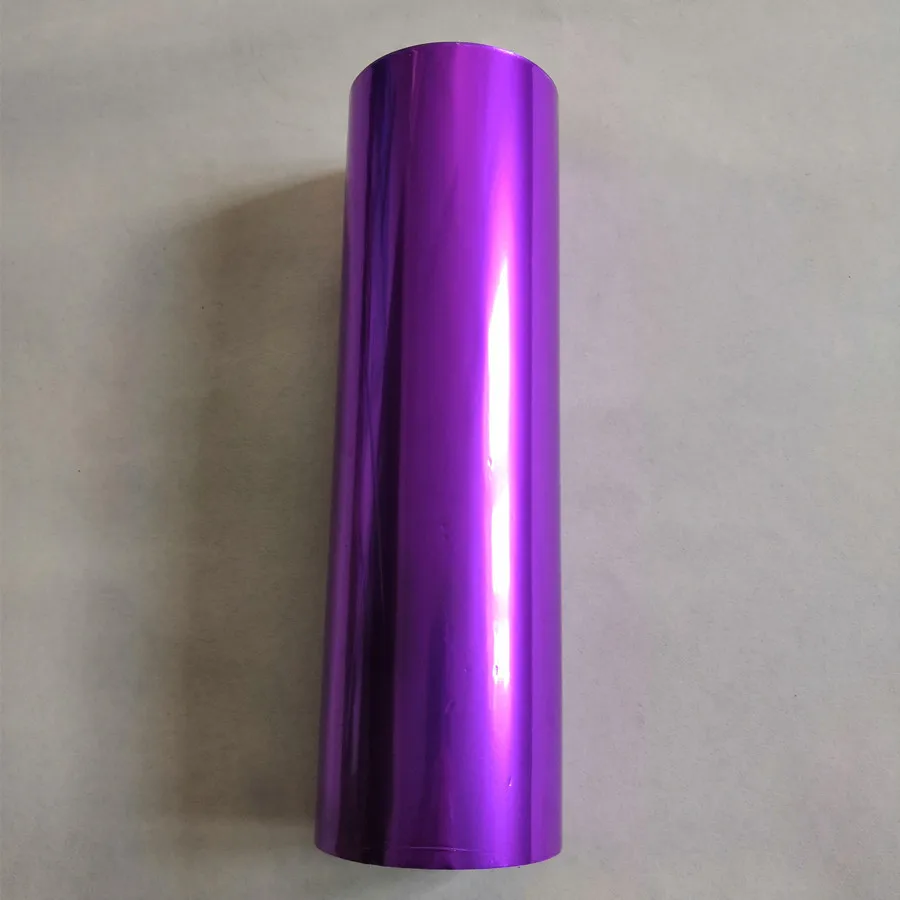 

hot stamping foil hot press on paper or plastic matt violet color 21cm x 120m heat stamping film