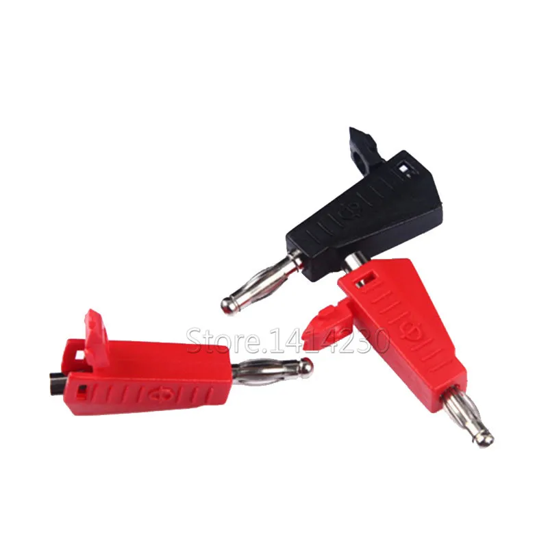 10PCS 4mm Banana Plug Connector banana joint gun type can continue to plug welding type