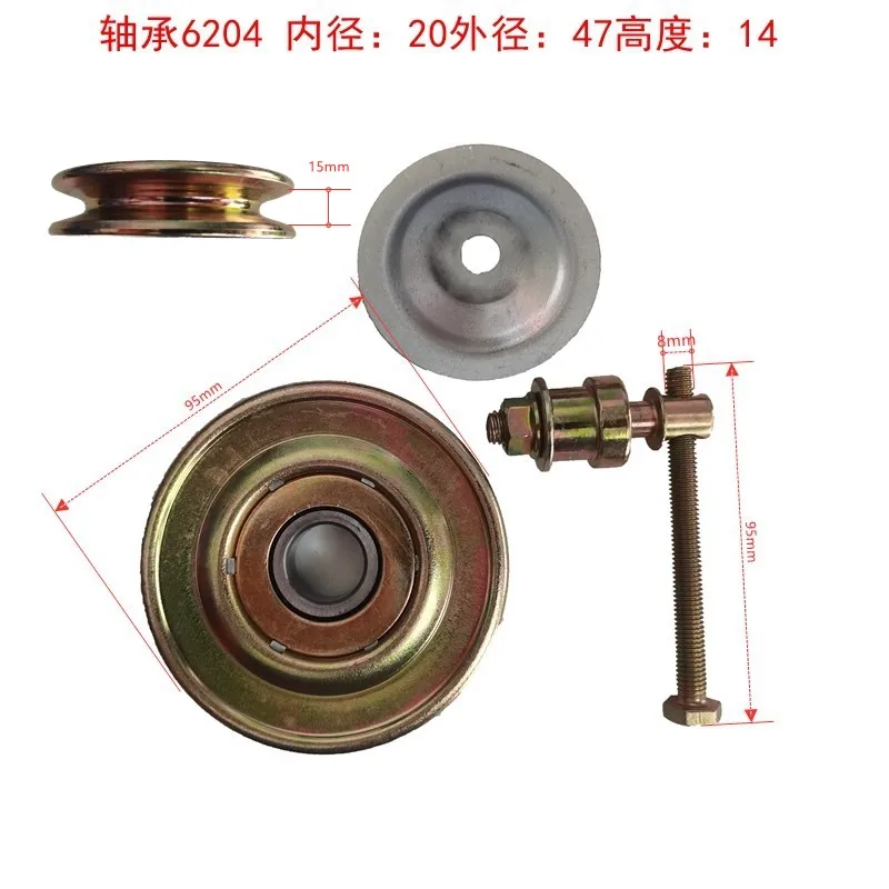 High quality 1PK 15mm/17mm Air conditioning engine belt adjustment wheel,Compressor belt adjustment wheel,pulley B