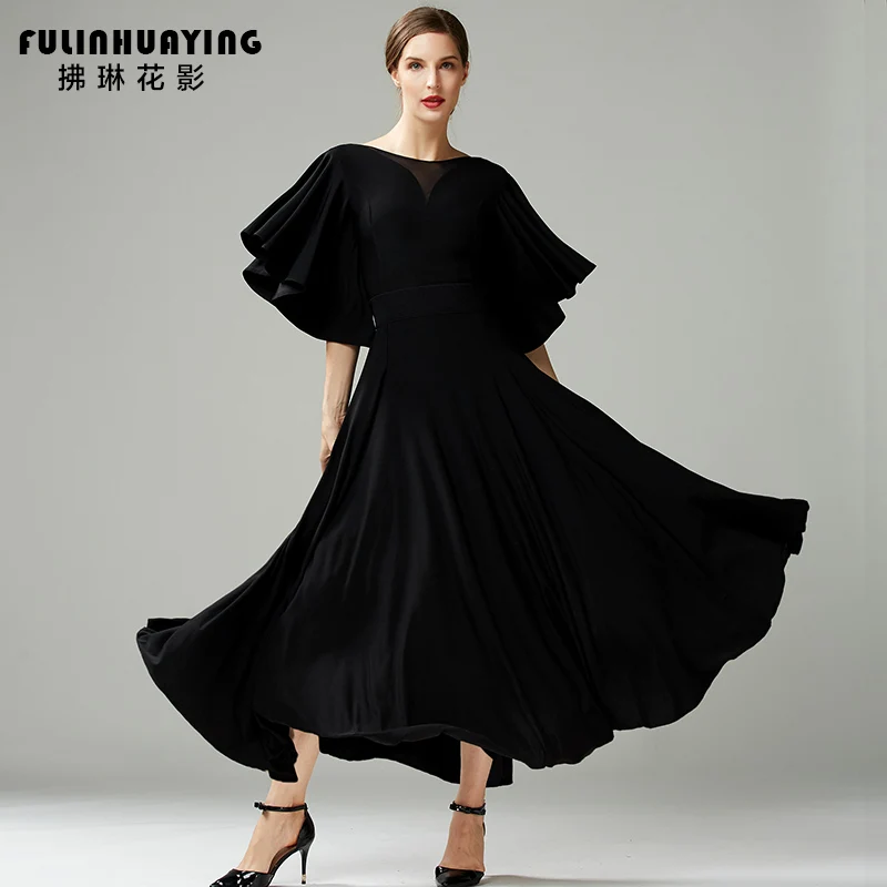 Newest Woman Ballroom Dance competition Dress dance ballroom waltz standard dance Dress women ballroom Dress Y0219