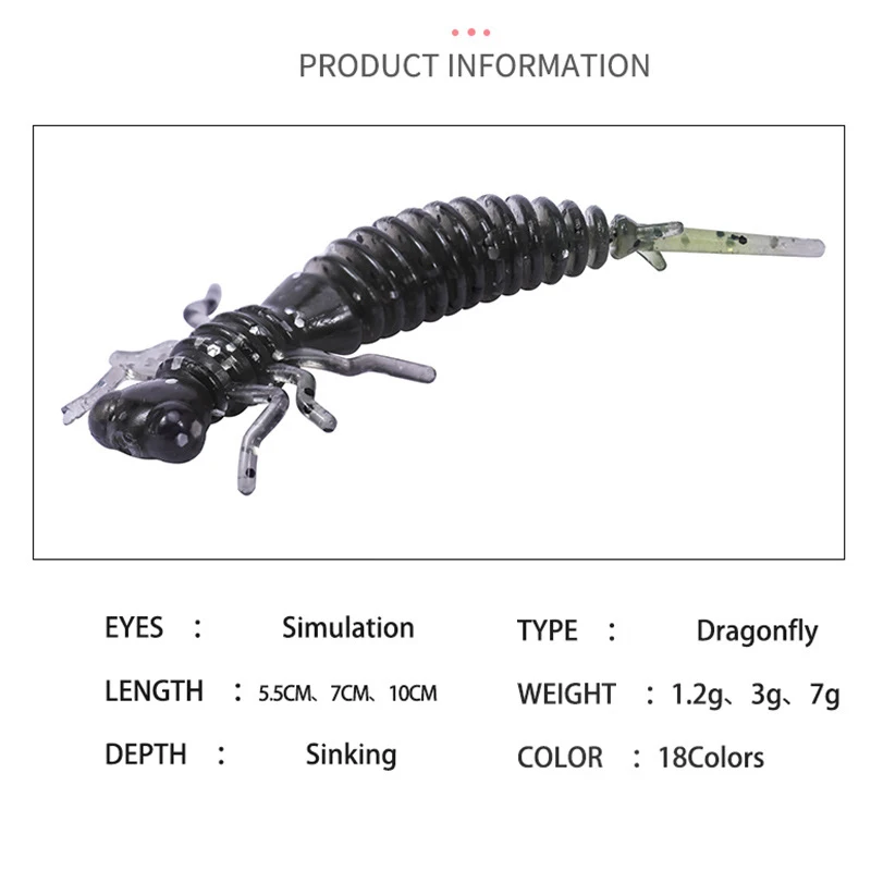 10 قطعة 1.2 جرام/3 جرام/6 جرام الصيد إغراء لينة دودة شاد سيليكون الطعوم كرانكبيت سناب Wobblers سويم الاصطناعي Leurre Souple