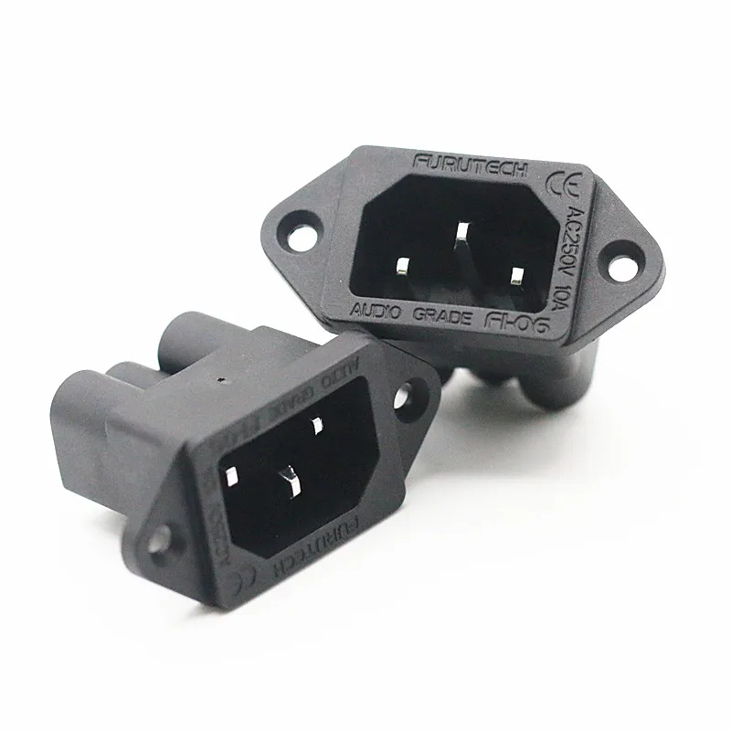 Fuente de alimentación de Audio HiFi FI-06 (R), conector IEC, máquina de ca sin soldadura de rodio, toma de entrada, contrapunto, 1 ud.