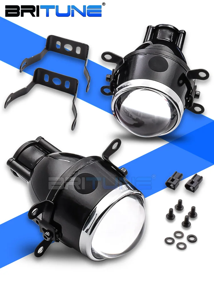 Soczewki samochodowe światła przeciwmgielne PTF uniwersalne lampy punktowe H11 H8 H9 HID wodoodporna bi-ksenonowe Auto obiektyw lampa do jazdy światła samochodowe akcesoria — zdjęcie 2