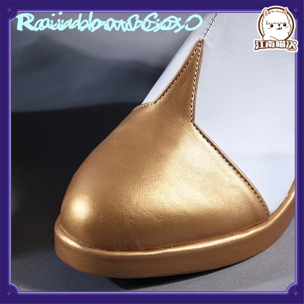 Genshin Impact Traveler Player Lumine Cosplay Shoes Boots Game Anime Halloween RainbowCos0W W1415