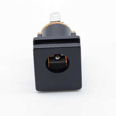 10Pcs DC Power Socket DC-015 Jack 5.5-2.1 MM / 5.5-2.5 mm Square Panel Mounting 5.5X2.1mm / 5.5x2.5mm
