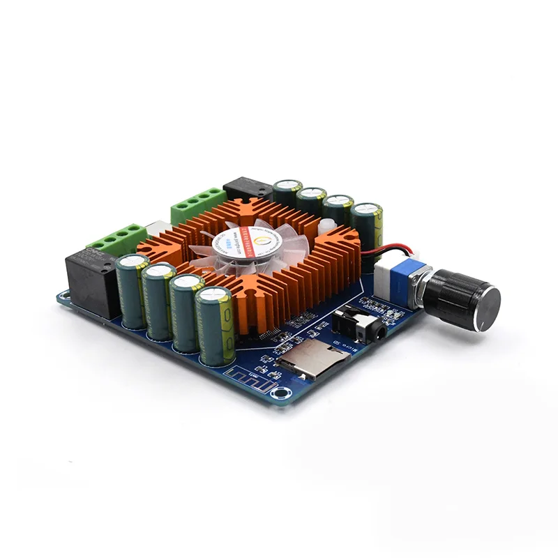 UNISIAN-Amplificador de áudio para carro, Bluetooth 5.0, 4 canais, placa amplificadora de potência, BT, AUX, TF para veículo, 4x40W, TDA7388