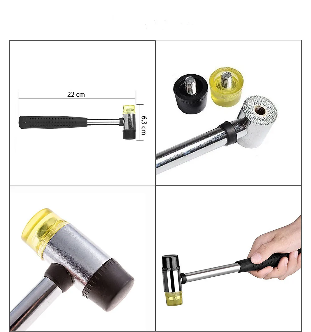 Auto Repair Professional Set Paintless Dent Repair Removal Hail Tools Rods Puller Tap Down Hammer US Crowbar Hook Set