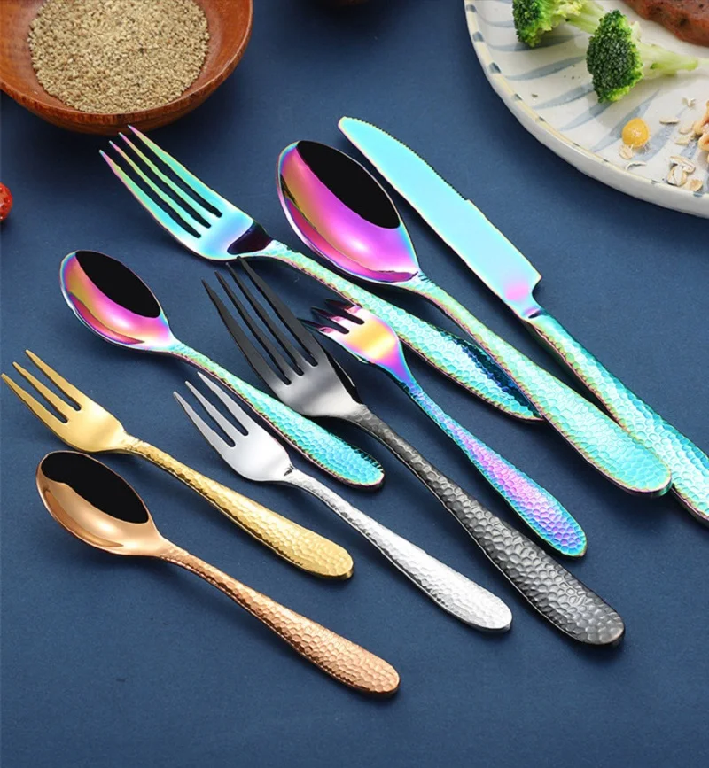 30-Piece Flatware Set Stainless Steel Cutlery Service for 6 Including Fork Spoon Knife Tableware Mirror Polished Dishwasher Safe