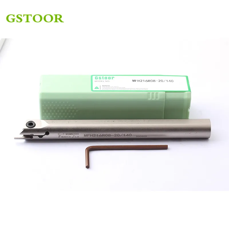 

1 шт. MFH216R08 20/140 MFH216L08 20/140 токарный станок с ЧПУ, резец, пружинный стальной резец, держатель внутренних канавок для MGMN200