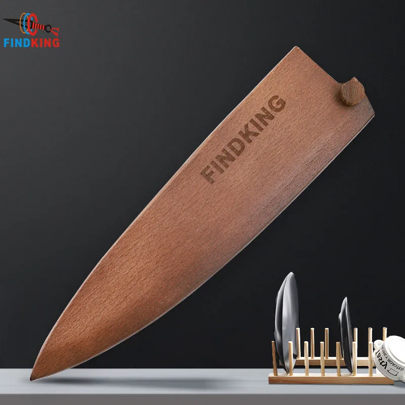 Findking brand 2018 new knives Sheaths high quality Solid Beech wood knife cover for kitchen knife Guard wooden protectors