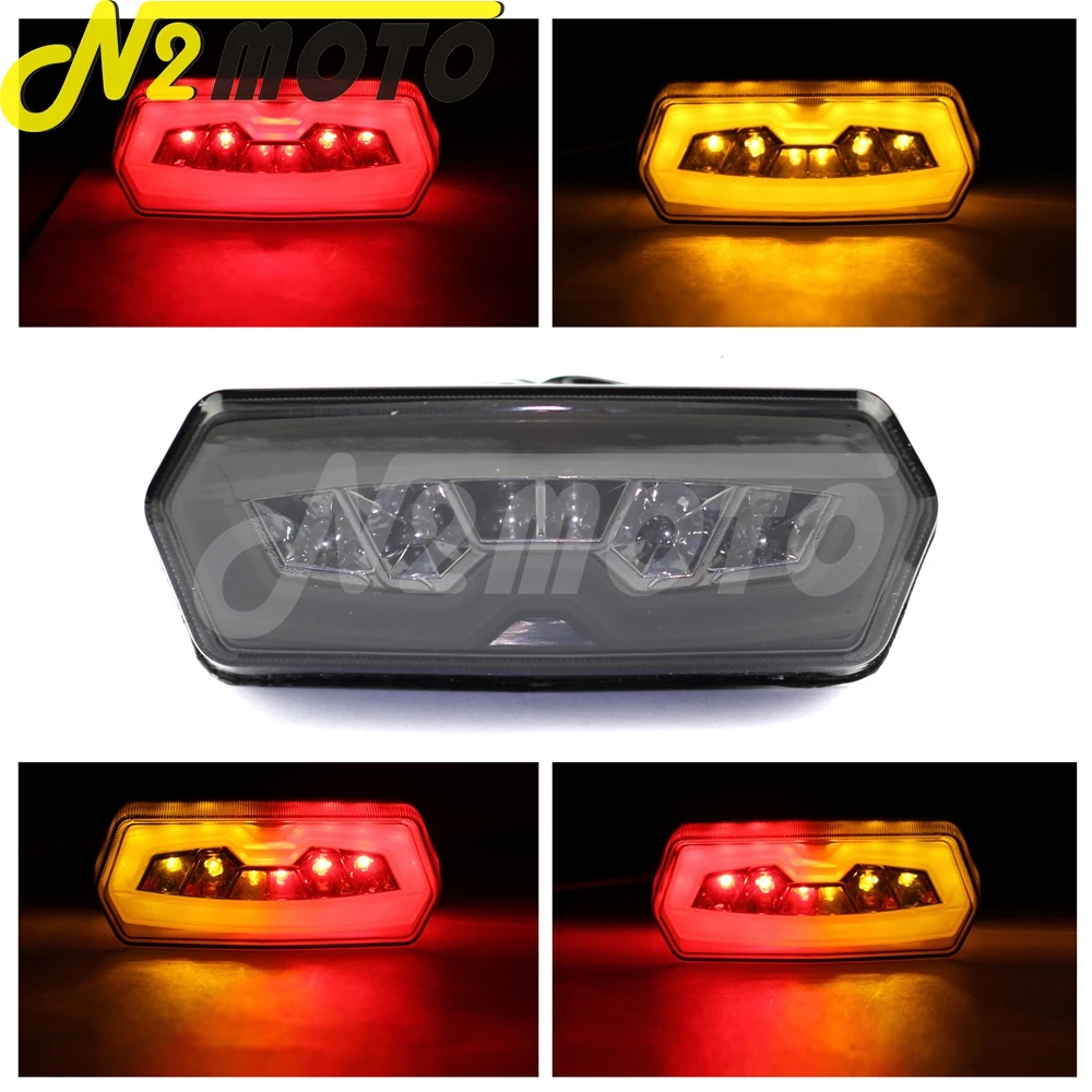 Integrated Signal LED Tail Light Running Lamp For Honda CB CBR 650F CB650F CBR650F MSX Grom 125 Dirt Bike Brake Stop Light