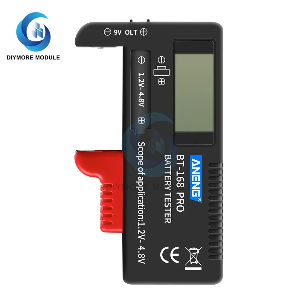 BT-168 PRO Digital Battery Capacity Tester for 18650 14500 Lithum 9V 3.7V 1.5V Cell C D Batteries Tester M05 20 Dropship