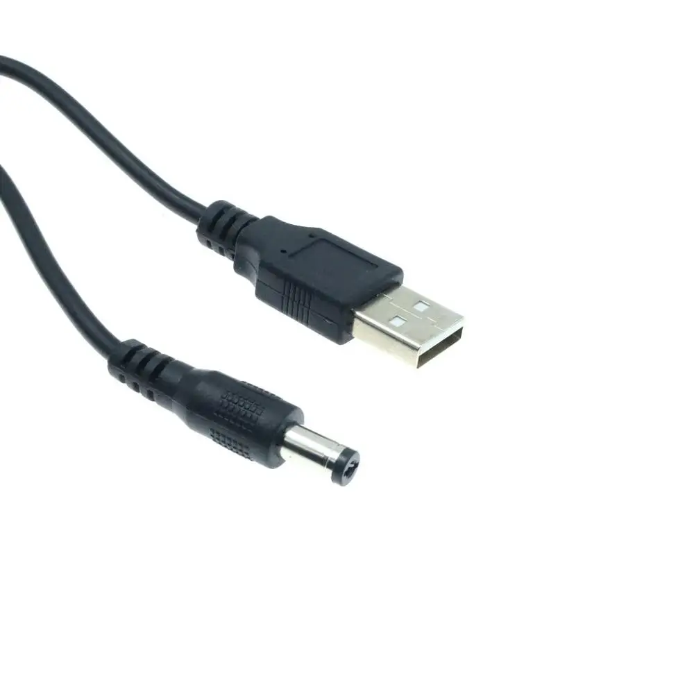 1p/ USB to DC 5.5mm Power Cable USB A Male to Jack Connector 5V Power Cable Connector For Small Electronics Devices Accessories