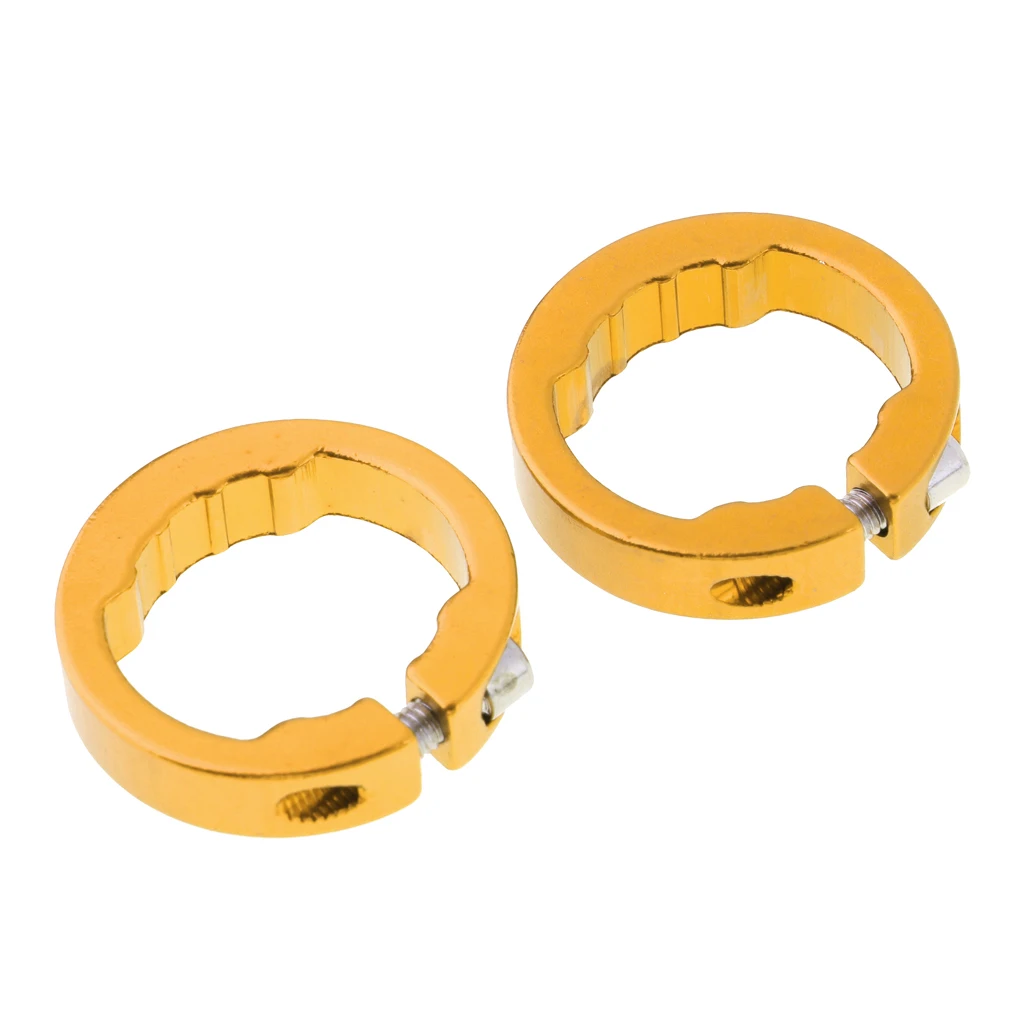 2pcs Lock Ring for Cycling Bicycle Bike Handlebar Grips Locking On Cycle Handle Bar Cover Grips End Fixed Rings for 22.2mm grips