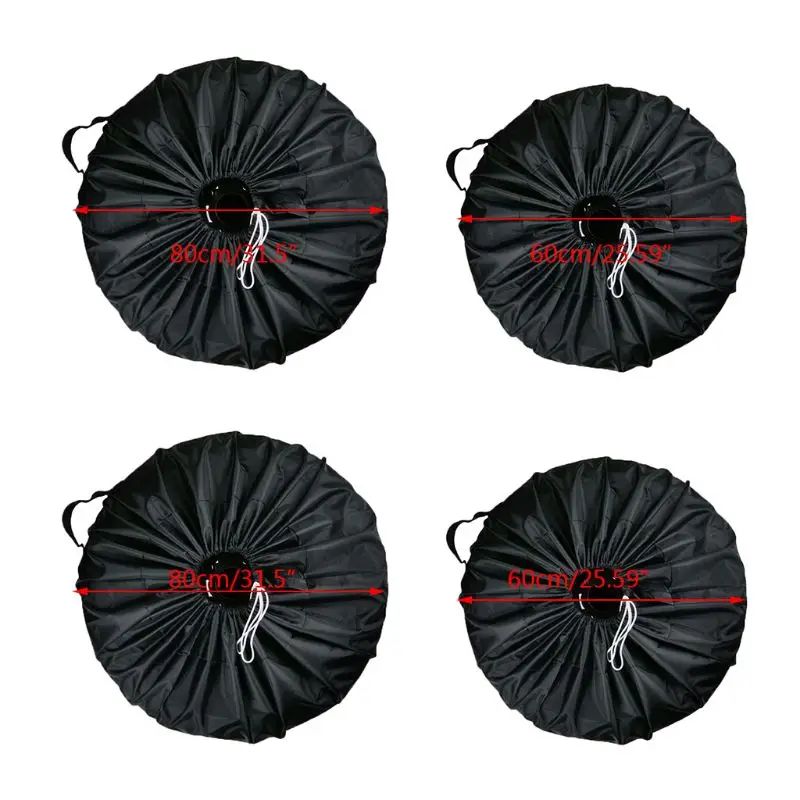 Universal Car SUV Tire Cover Case Spare Tire Wheel Bag Tyre Spare Storage Cover Tote Polyester Oxford Cloth Polyester Taffeta