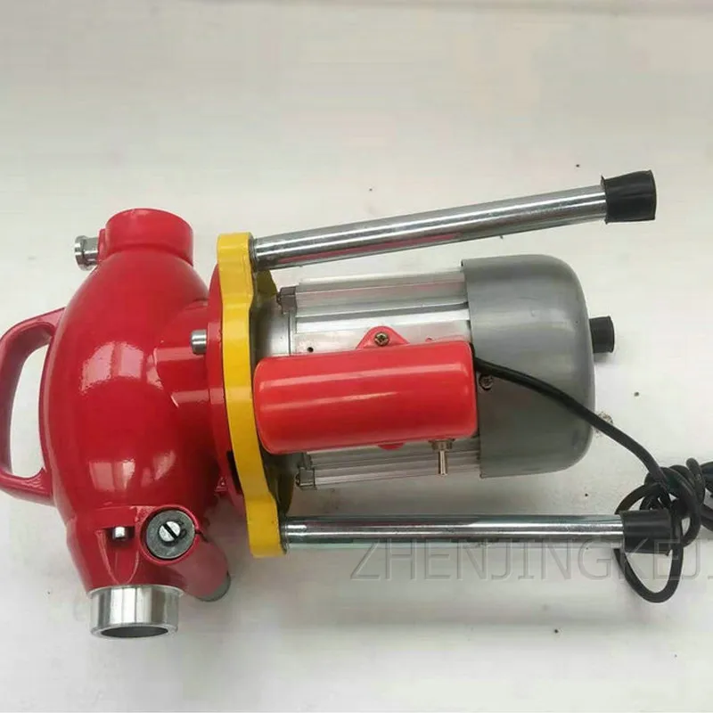 220V Fully Automatic Pipe Dredging Machine Profession Portable Sewer Dredge Electric Toilet Dredge Tool Aluminum Alloy Body 370W