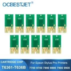 T6361-T6369 T636A T636B Cartridge Chip Permanent Chip ARC Chip For Epson Stylus Pro 7700 9700 7890 9890 7900 WT7900 9900 Printer