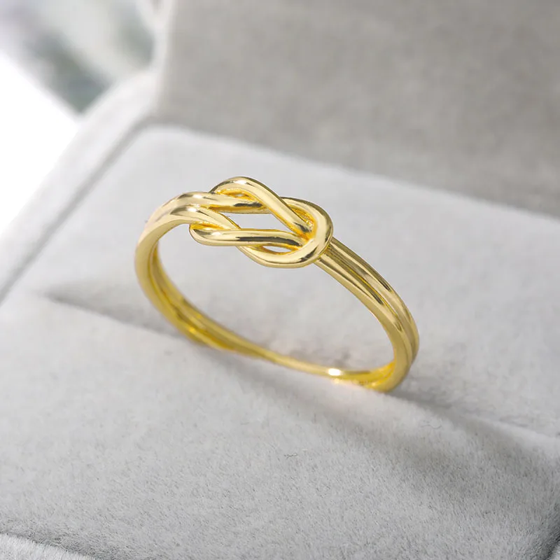 Stainless Steel Twist Rings For Women Men Gold Color Geometric Irregular Ring 2023 New Waterproof Costume Jewelry Anillos Mujer