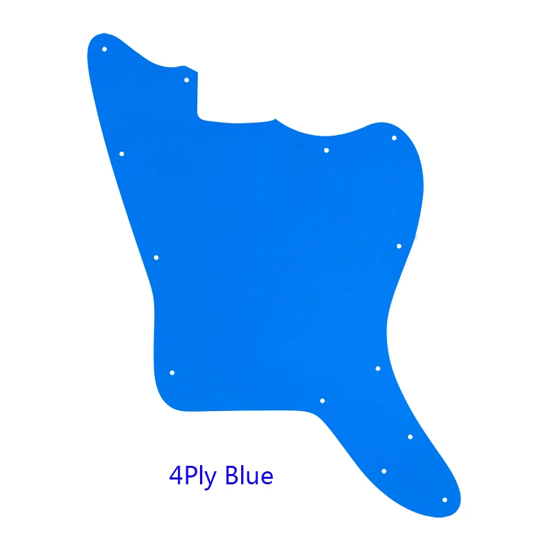 Xinyue Custom Guitar Parts - For US Jazzmaster Style Blank With Fixed Screw Holes Guitar Pickguard Replacement Flame Pattern