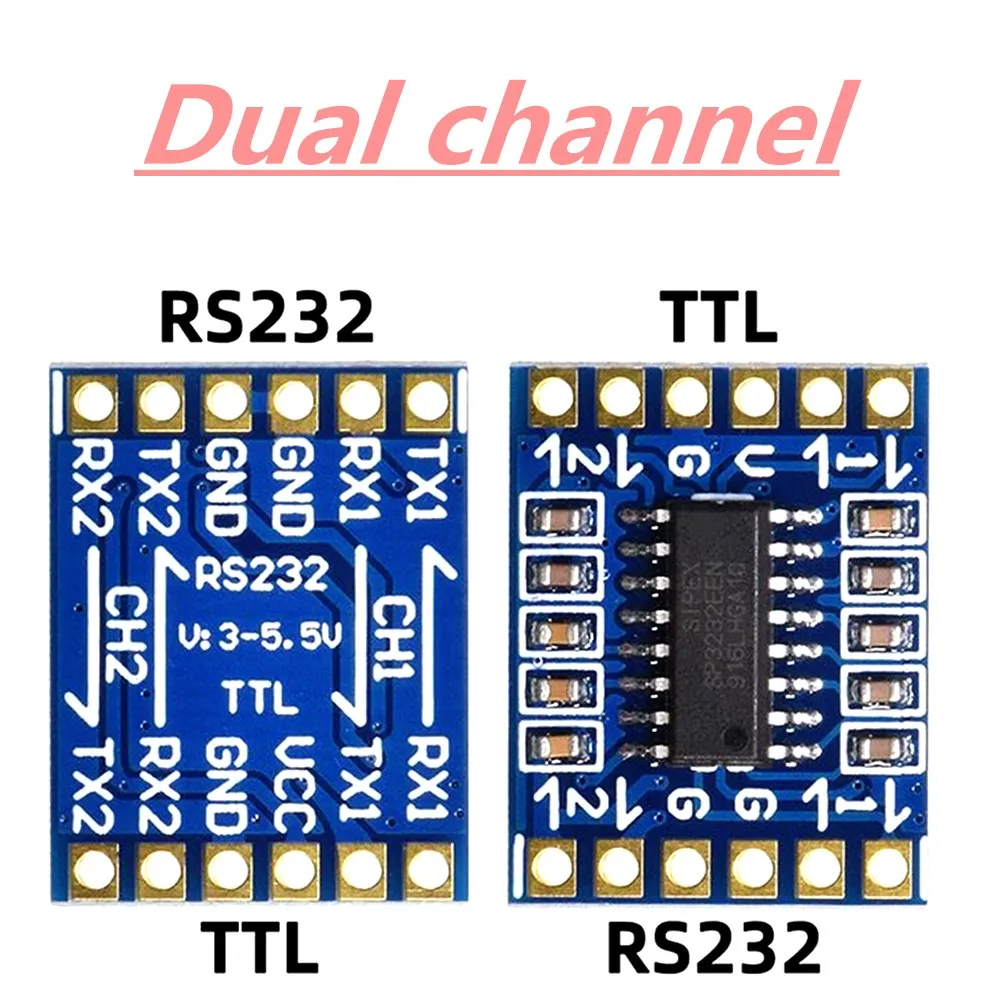 Rs232 sp3232 ttl zu rs232 Modul rs232 zu ttl Bürste Linie serielle Schnitts telle Modul sinkende Gold platte