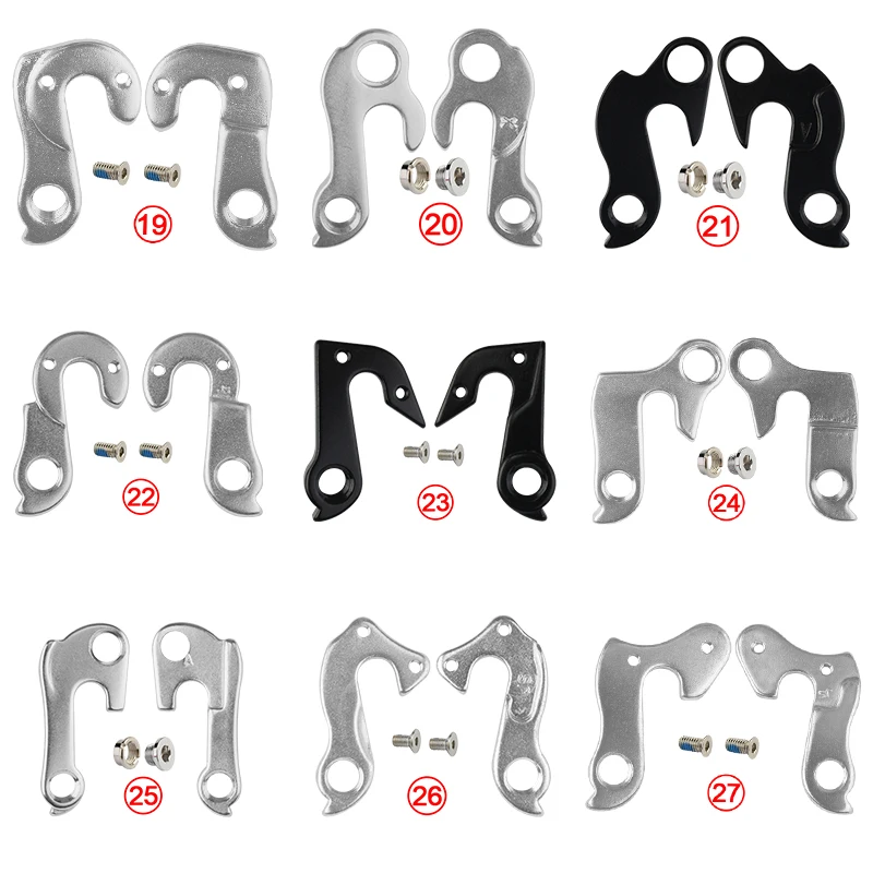 1-40 Number Universal MTB Road Bicycle Bike Alloy Rear Derailleur Hanger Racing Cycling Mountain Frame Gear Tail Hook Parts