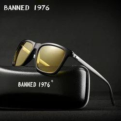2020 Night verision Aluminum Glasses Anti Glare Brand Unisex Retro Vintage Eyewear Evening Driving Glasses For Men/Women